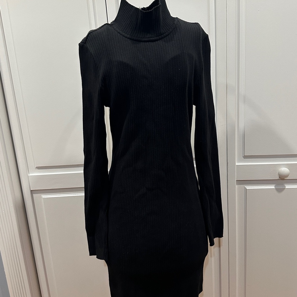 Calvin Klein Jeans Black Long Sleeve Dress